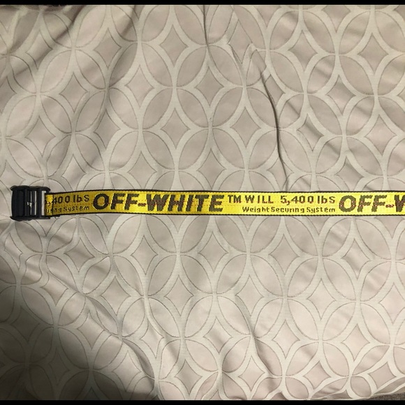 Off white industrial belt! - Picture 5 of 5